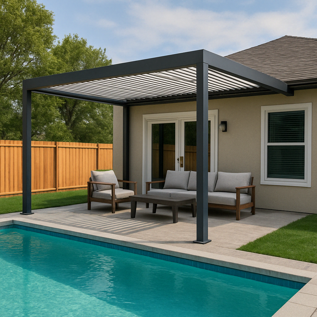 Quote for Custom Louvered Pergola